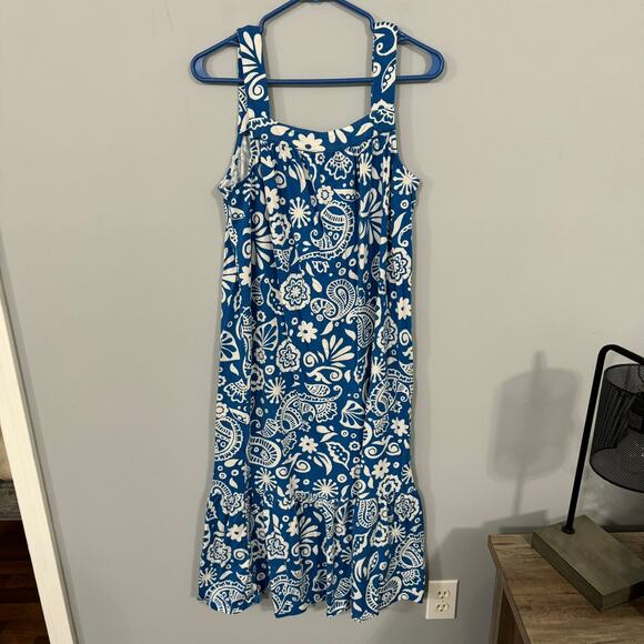 Koolaburra by UGG Jersey Tiered Lounge Dress Midi Length Size Large / 14 - 16 - Picture 8 of 9